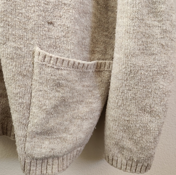 Zara Knit‎ Cardigan Sweater Women's Button Front Gray Size Small - Picture 5 of 9